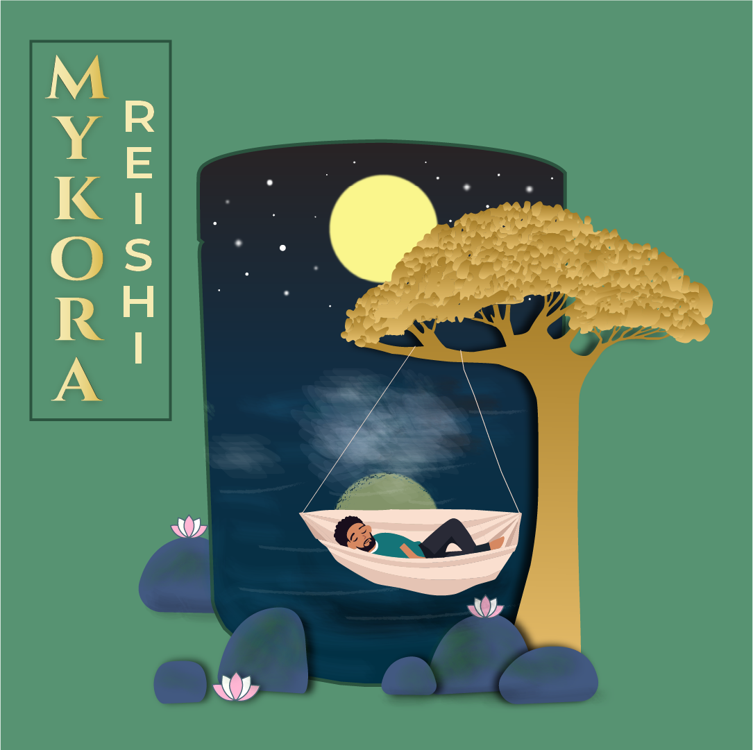 Reishi en Polvo Mykora 100g | Hongo adaptógeno para descanso diario
